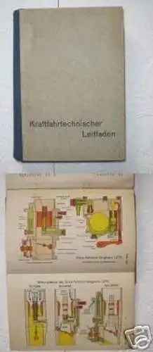 altes Buch "Kraftfahrtechnischer Leitfaden" von 1943