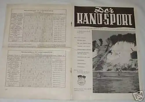 DDR Zeitschrift "Der Kanu-Sport" 1954