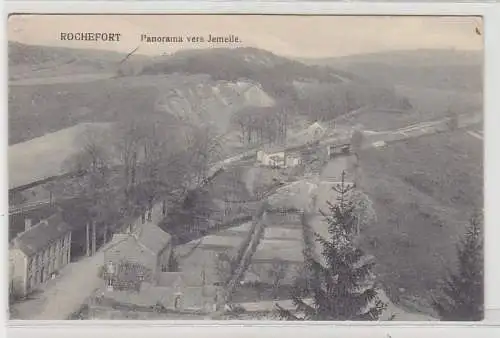 54675 Feldpost Ak Rochefort Panorama vers Jemelle 1915