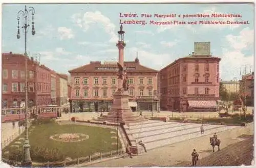 19319 Feldpost Ak Lemberg Maryacki Platz 1917