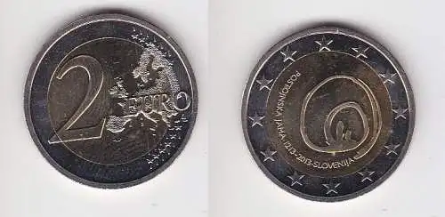 2 Euro Gedenkmünze Slowenien 2013 Höhlen von Postojna (167020)