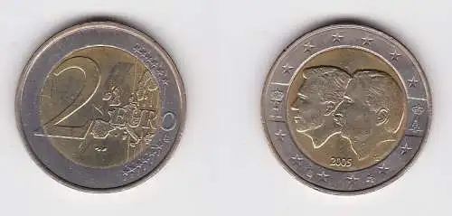 2 Euro Bi-Metall Münze Belgien 2005 Belgisch-Luxemburgische Wirtschafts (167431)