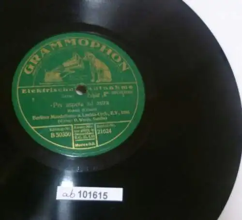 101615 Schellackplatte Grammophon "Türkischer Marsch" u.a. 1928