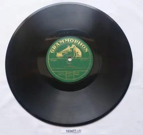 103477 Schellackplatte Grammophon "Pharaon"Foxtrot + "Lotos" Tango 1928