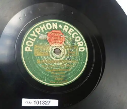 101327 Schellackplatte Polyphon Record "Schieberlottchen"