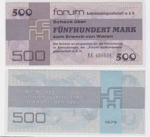 500 Mark DDR Banknoten Forum Scheck 1979 (117319)