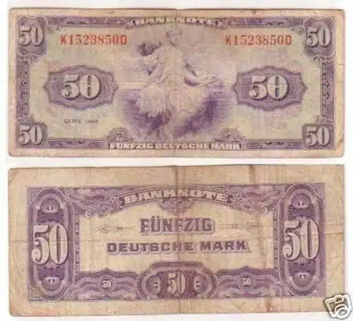 50 Mark Banknote Bank deutscher Länder 1948