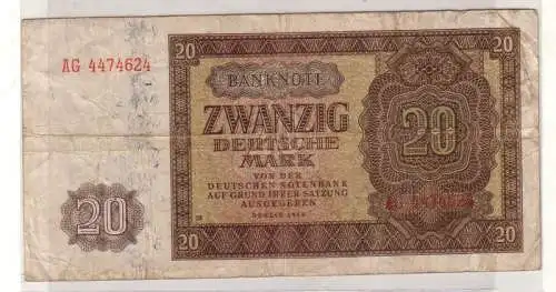 20 Mark Banknote DDR Deutsche Notenbank 1948