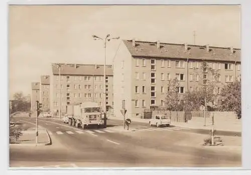 76966 Ak Borna am Hochhaus 1972