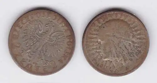 Silbermünze Polen 2 Zloty/Złotych 1934 Königin Hedwig von Anjou Jadwiga (140912)