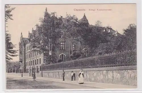 905380 Ak Chemnitz königliches Kreissteueramt um 1910