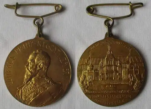 seltene Medaille Jubiläumsausstellung & Volksschießen Nürnberg 1906 (117258)