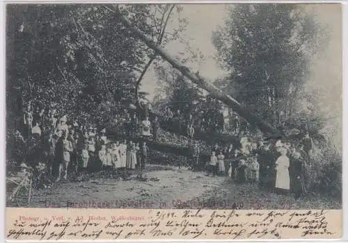 903178 Ak das furchtbare Unwetter in Wolfenbüttel am 23.7.1899