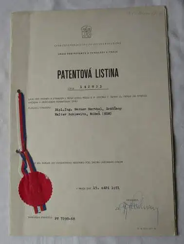 DDR Gebrauchsmuster Patentschrift Tschechoslowakei Nähmaschinen Dresden (162660)