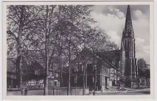 902161 Ak Gruß aus Markoldendorf Gasthaus Karl Schwerdtfeger um 1940