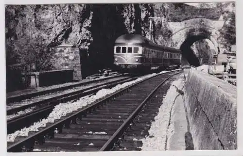 900678 Foto Ak ÖBB Dieseltriebwagen "Blauer Blitz" um 1950