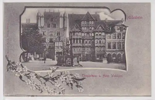 87575 Ak Hildesheim Templerhaus und Haus Wedekind um 1900