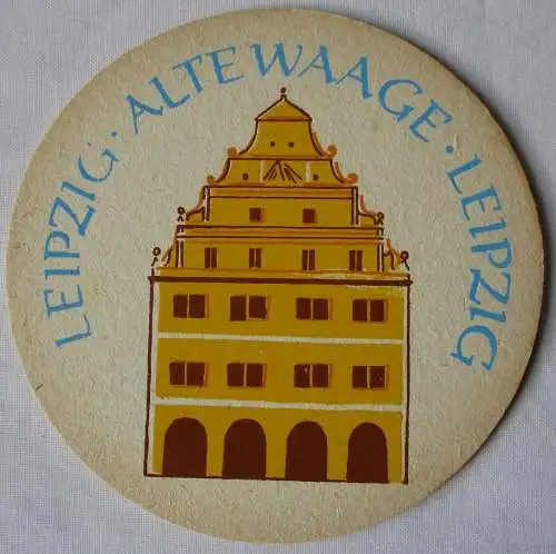 Bierdeckel DDR-Gebiet Leipzig Alte Waage Leipzig (162435)