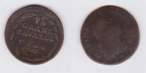 Kupfer Münze Italien Sizilien 1 Grano 1790 Ferdinand IV. (161756)