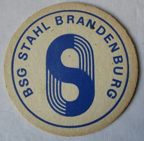 Bierdeckel DDR-Gebiet BSG Stahl Brandenburg Fußball (162669)