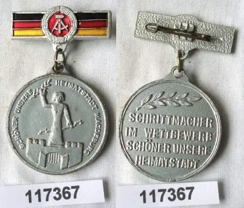 DDR Medaille NAW Magdeburg "Schöner unsere Heimatstadt" (117367)