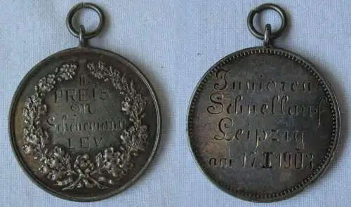 Silber Medaille II.Preis Junioren Schnelllauf Leipzig 17.1.1903 (100246)