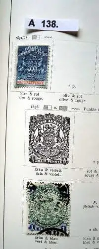 schöne hochwertige Briefmarkensammlung Rhodesia Britisches Schutzgebiet ab 1891