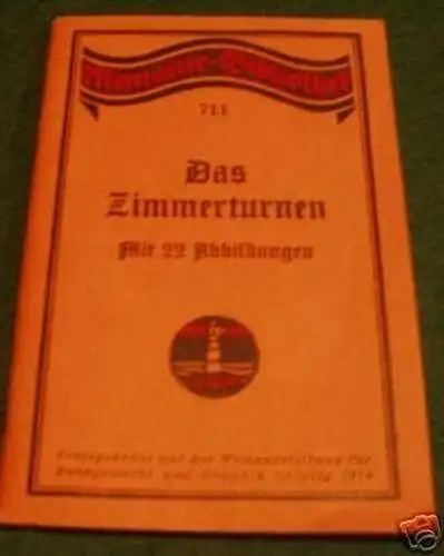 Miniatur-Bibliothek 711 "Das Zimmerturnen" um 1930