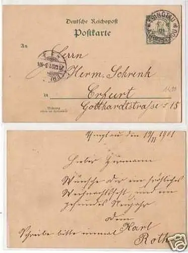 26950 Ganzsachepostkarte Tsingtau Kiautschou 18.11.1901