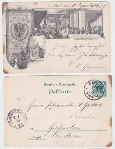 80946 DR Ganzsachen Postkarte PP9/ F8/3 Berlin Verband Dt. Post & Telegraphen As