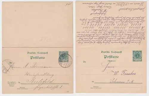 95892 DR Ganzsache Postkarte P38II W. Frauboes Lotterie-Haupt-Collecte Schwerin