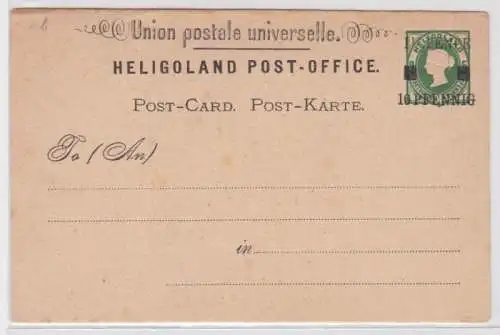 62930 Helgoland Ganzsache Postkarte P3 II Union postale universelle