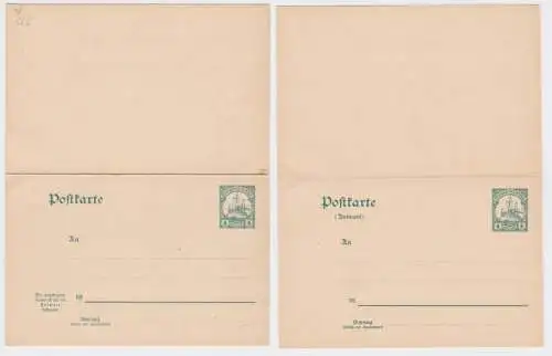 97411 DR Ganzsachen Postkarte P20 Deutsche Kolonie Deutsch Ostafrika 4 Heller