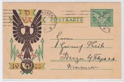 97667 DR Ganzsachen Postkarte P206/ I Deutsche Verkehrsausstellung München 1925