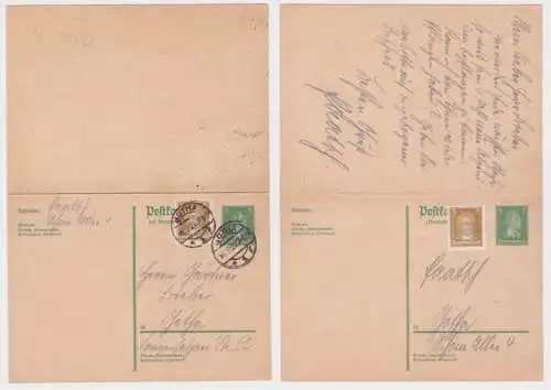 97210 DR Ganzsachen Postkarte P172 Gotha nach Gotha 16. September 1927