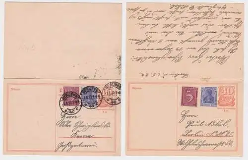 97927 Ganzsachen Postkarte P144 Berlin 1. Mai 1923