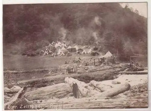 52409 Foto Östreichisches Zeltlager Kopilasfuß Rumänien 1. Weltkrieg um 1915