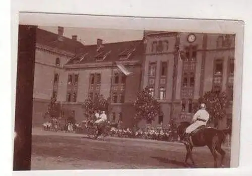 48339 Foto Naumburg Soldaten zu Pferde um 1910