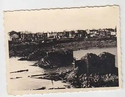 14711 Militär Foto Orsaba ? zerstörte Brücke 2. Weltkrieg