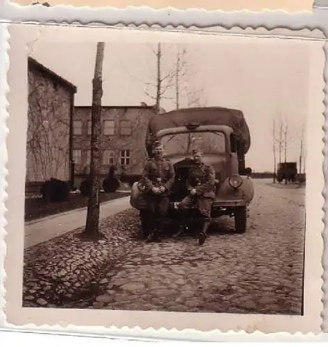 32267 Foto Deutscher Militär LKW Mercedes 2. Weltkrieg