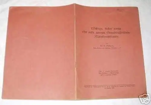 Sonderdruck Mitteilungsblatt Landtag Sachsen 1929