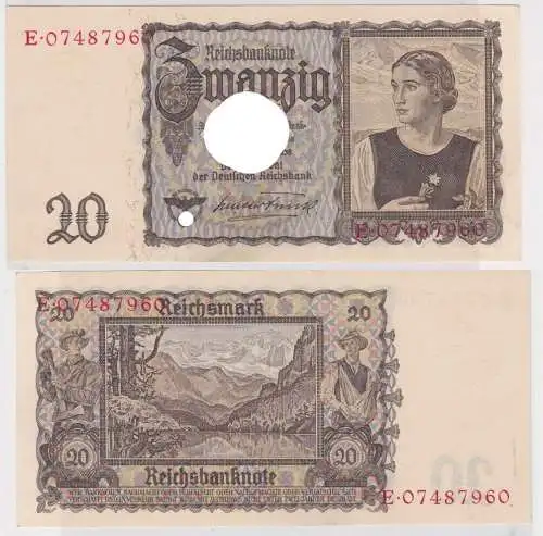 20 Mark Banknoten Deutsches Reich 16.6.1939 Ro.Nr.178 Tiroler Schein (111719)