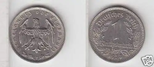 1 Mark Nickel Münze Deutsches Reich 1934 F Jäger 354