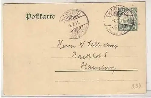 45406 GS Karte Deutsch Süd West Afrika Karibib 1911