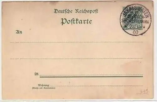 45408 GS Karte Deutsch Süd West Afrika Jakalswater 1900