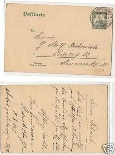 26871 Ganzsache Deutsch Südwestafrika Lüderitzbucht1911