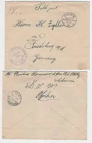 65019 Feldpostbrief Deutsch Südwestafrika mit Truppenstempel Karibib 1905