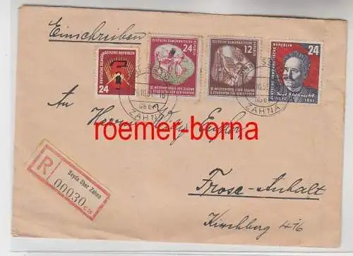 83227 Einschreiben Brief Seyda über Zahna 1951