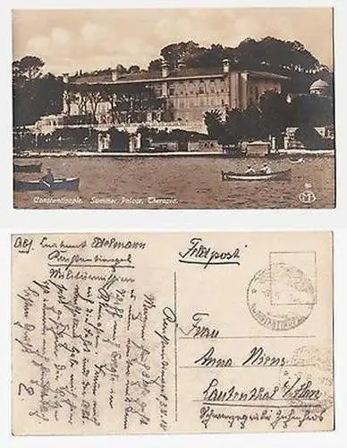 66278 Ak mit Feldpoststempel Türkei Feldpost Militär Mission Konstantinopel 1918