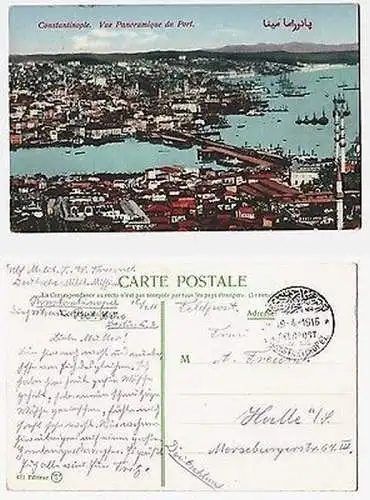 66741 Ak mit Feldpoststempel Türkei Feldpost Militär Mission Konstantinopel 1916